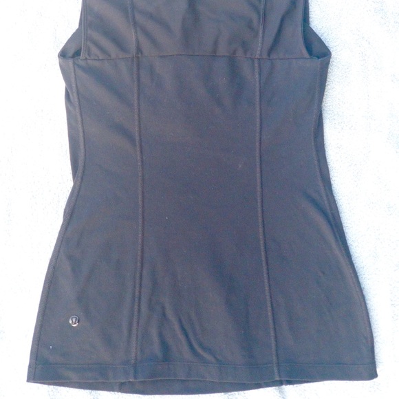 lululemon Mesh Tank Black Size 6 - Picture 4 of 6